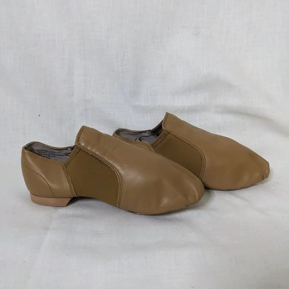 Kids Tan Slip-On Dance Shoes